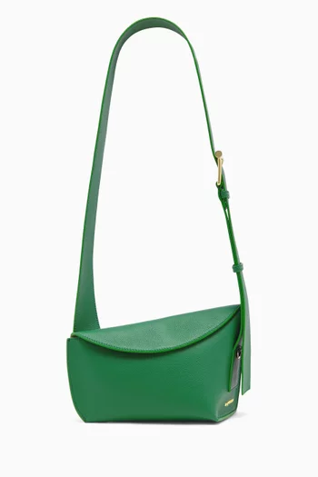 T-Bar Sling Bag in Calf Leather