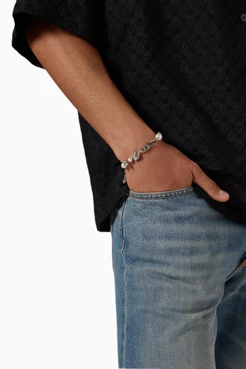 Skull and Pearl Bracelet