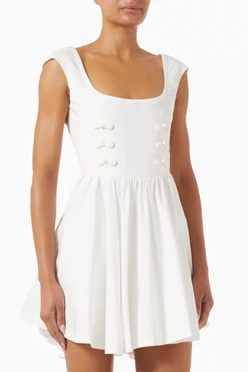 فستان هولي قصير قطن