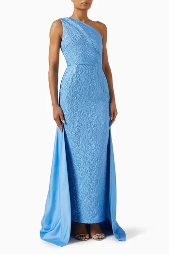 فستان سهرة جوسلين بكتف مكشوف