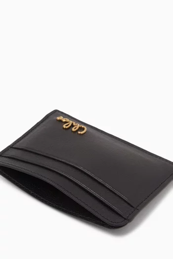 Iconic Cardholder in Grained Leather