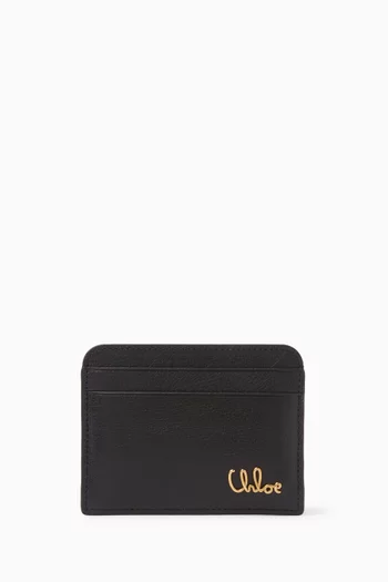 Iconic Cardholder in Grained Leather