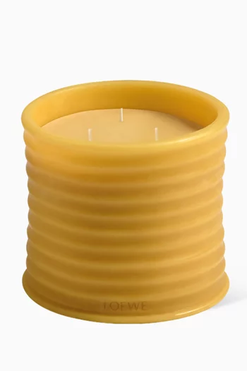 Medium Beeswax Candle Honey, 600g