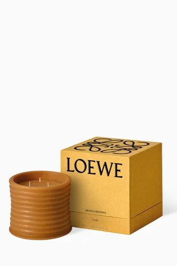 Medium Beeswax Candle Bronze, 600g