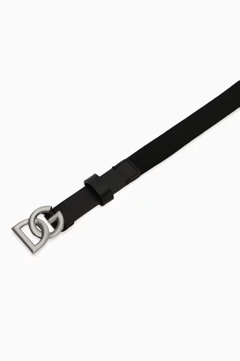 DG Logo Belt in Leather