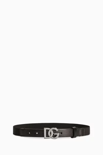 DG Logo Belt in Leather
