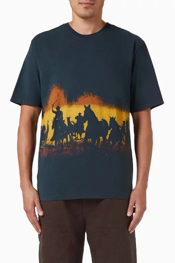 Velvet Morning T-shirt in Cotton