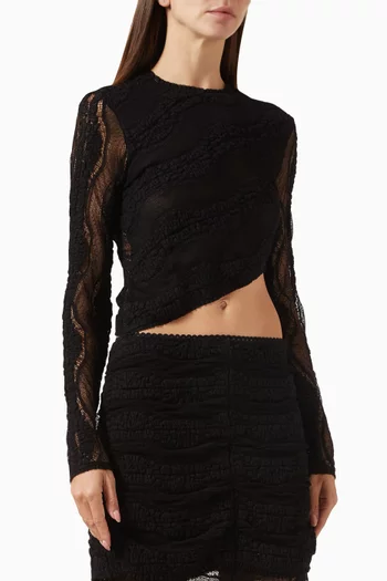 Echo Crop Top in Lace