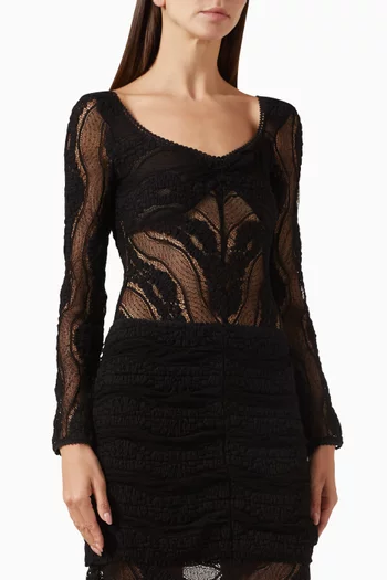 Mistral Bodysuit in Lace