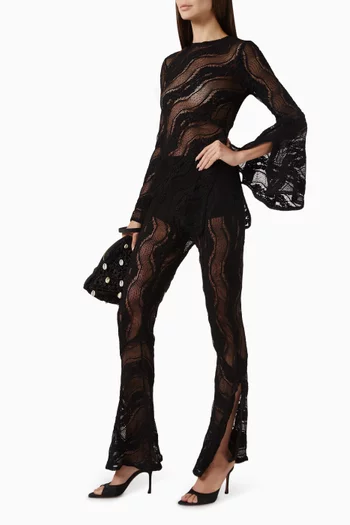 Olha Sheer Top in Lace