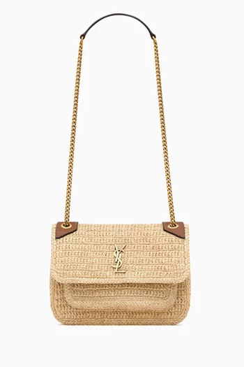 Mini Niki Bag in Raffia