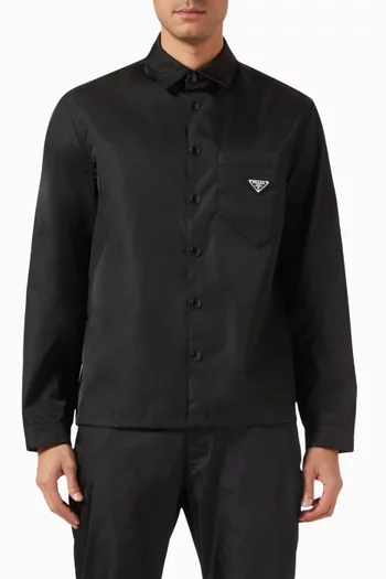 Triangle Logo Shirt in Re-nylon