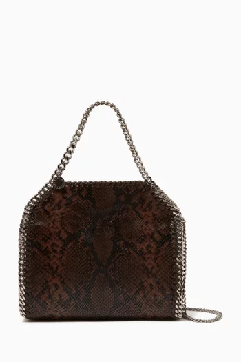 حقيبة يد فالابيلا ميني جلد ألتر مات بنقشة جلد الأفعى