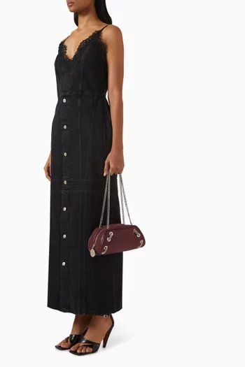 Falabella Bowling Shoulder Bag in Shaggy Deer