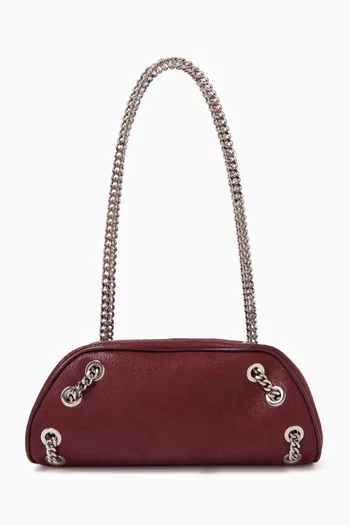 Falabella Bowling Shoulder Bag in Shaggy Deer
