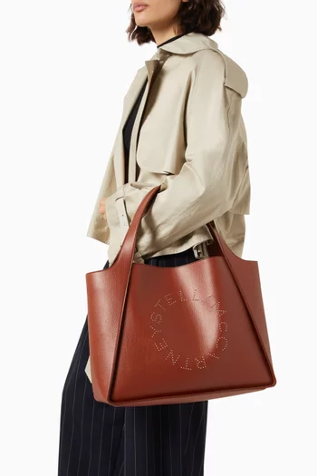 Stella Logo Tote Bag in Eco Grainy Alter