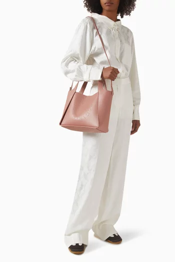 Logo Crossbody Bag in Eco Alter Grained Mat