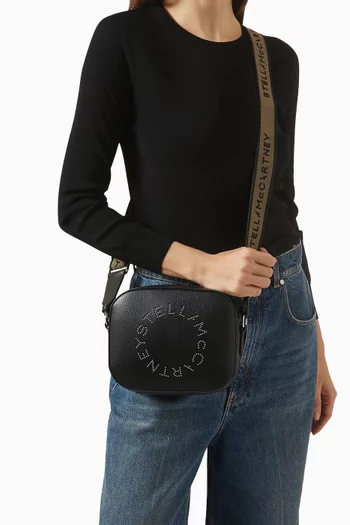 حقيبة كاميرا بشعار الماركة جلد ألتر مات