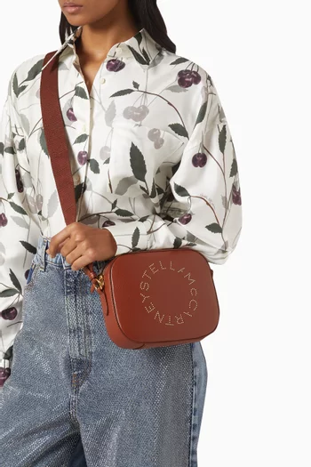 Logo Camera Bag in Alter Mat