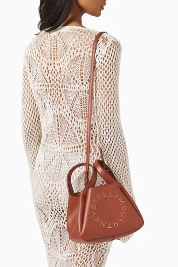 Logo Double Top-handle Bag in Alter Mat