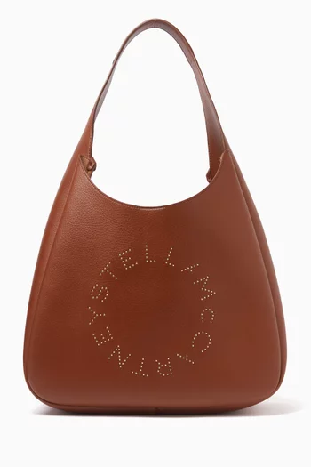 Logo Slouchy Hobo Tote Bag