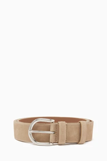 Buckle Belt in Suede