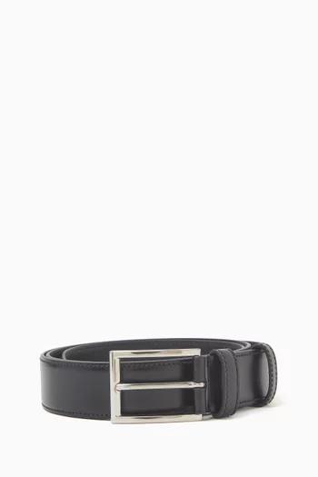 Buckle Belt in Leather