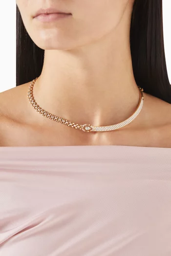Dualité Iconic Choker in 18kt Rose Gold