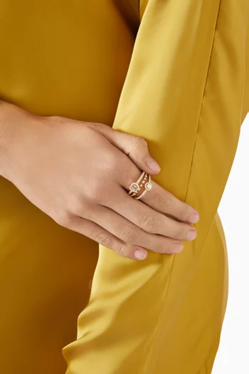Trilogie Diamond Ring in 18kt Gold