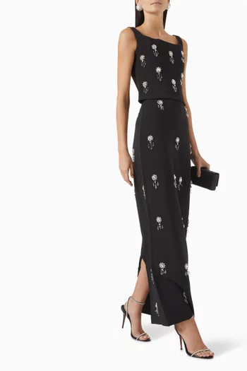 The Ultimate Muse Crystal Maxi Skirt