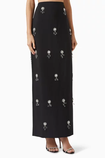 The Ultimate Muse Crystal Maxi Skirt
