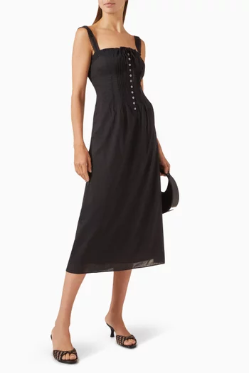 Matilde Midi Dress in Cotton