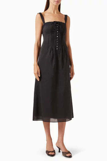 Matilde Midi Dress in Cotton