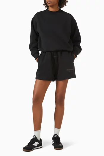 Logo Soccer Shorts in Cotton
