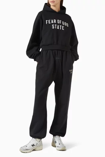 Raglan-sleeve Hoodie in Fleece