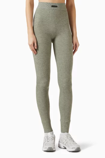 لغينغز بشعار الماركة نسيج متشابك