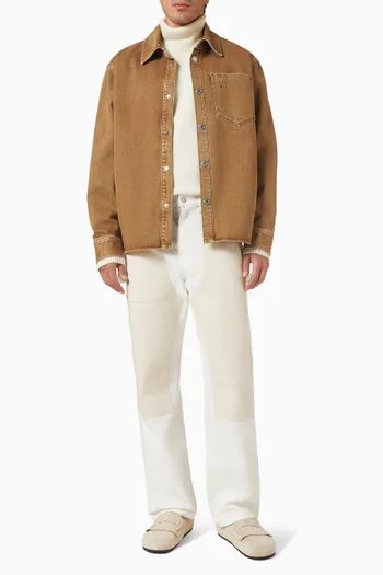Ami De Coeur Overshirt in Cotton Denim