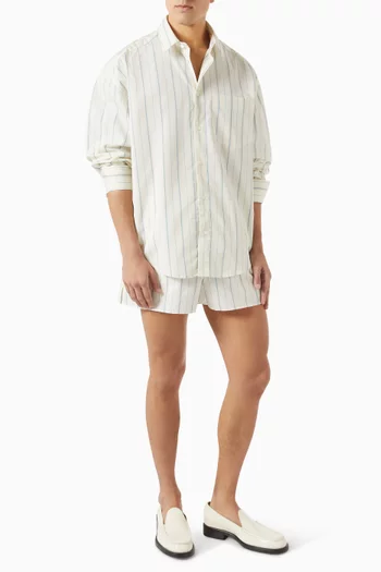 Ami De Coeur Striped Shirt in Cotton