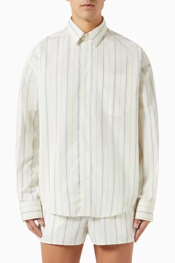 Ami De Coeur Striped Shirt in Cotton