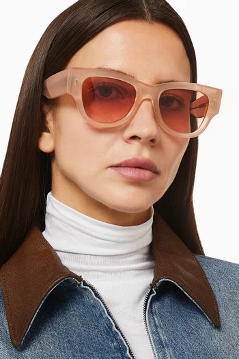 Chelsea D-frame Sunglasses in Acetate