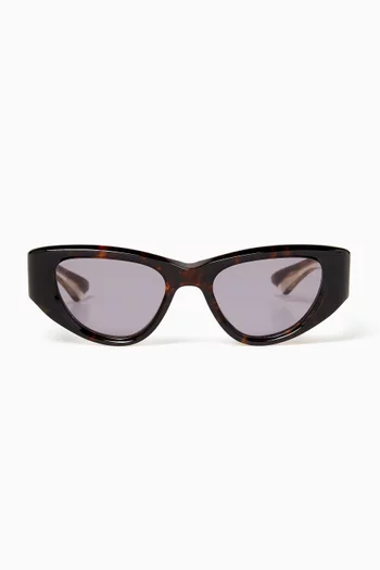 Seymour Cat-eye Sunglasses in Acetate & Metal