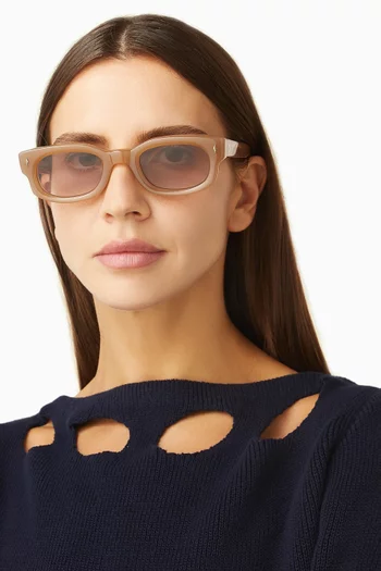 Whiskeyclone Rectangular Sunglasses in Acetate