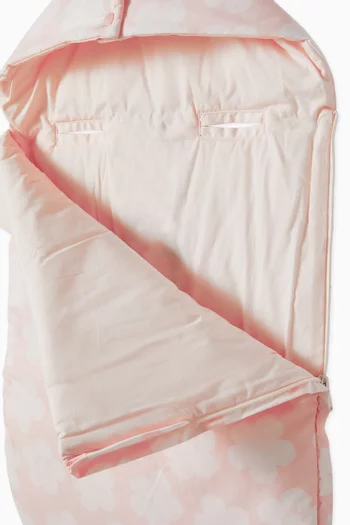 كيس نوم بنقشة زهور