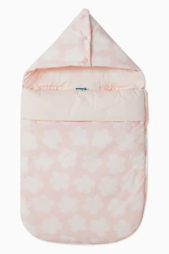 كيس نوم بنقشة زهور