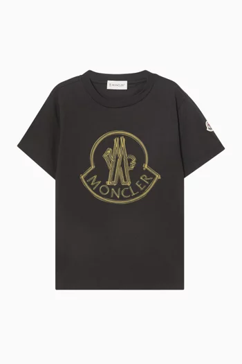 تي شيرت بشعار الماركة قطن