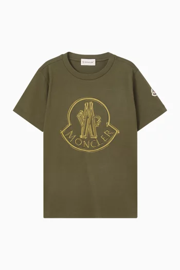 تي شيرت بشعار الماركة قطن