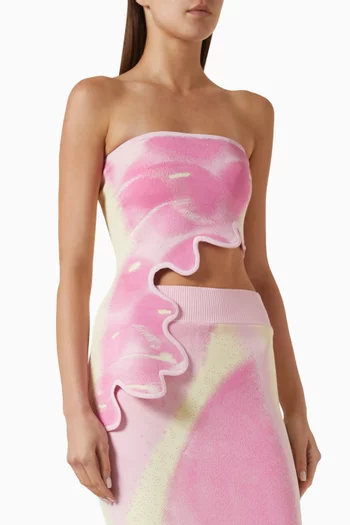 Pomelo Wavy Bra Top