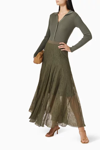 تنورة أفينيو دانتيل