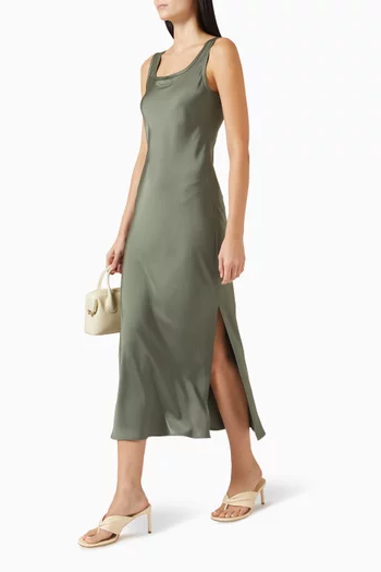 فستان لارفا بتصميم سهل الارتداء ستان