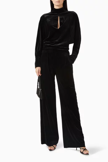 بنطال كامل 2‏ بقصة ساق واسعة